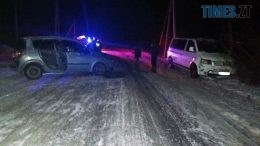 На Звягельщині "зустрілися" мікроавтобус та мінівен: є постраждалі (ФОТО)