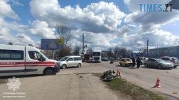 У Житомирі не розминулися легковик та електровелосипед: є потерпілі (ФОТО)
