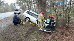 На Коростенщині легковик на швидкості влетів... у дерево: є загиблі та постраждалі