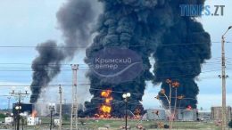 В Севастополі палає нафтобаза (ВІДЕО)