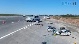 На Звягельщині не розминулися два легковики: є постраждалі (ФОТО)