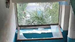 В результаті атаки дронів на Житомир у місті постраждало 60 приміщень