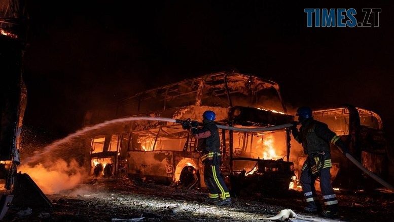 російські терористи комплексно та масовано атакували столицю України