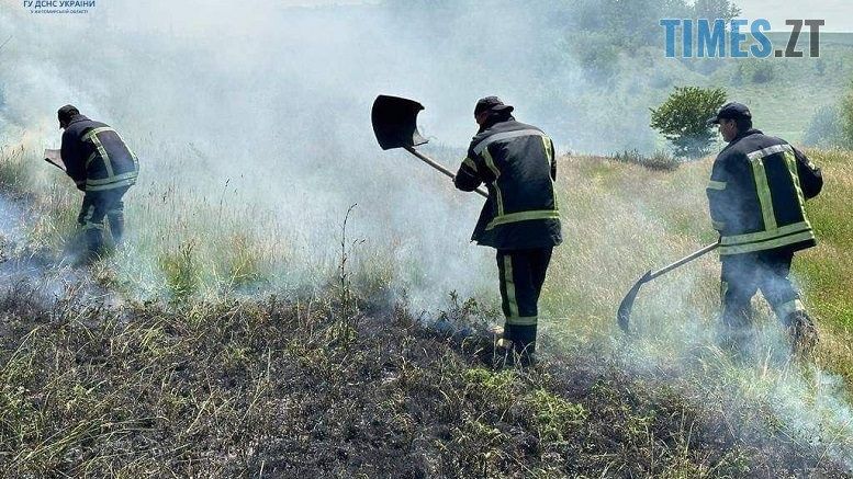 За останню добу вогнеборці ліквідували на Житомирщині два загоряння сухостою