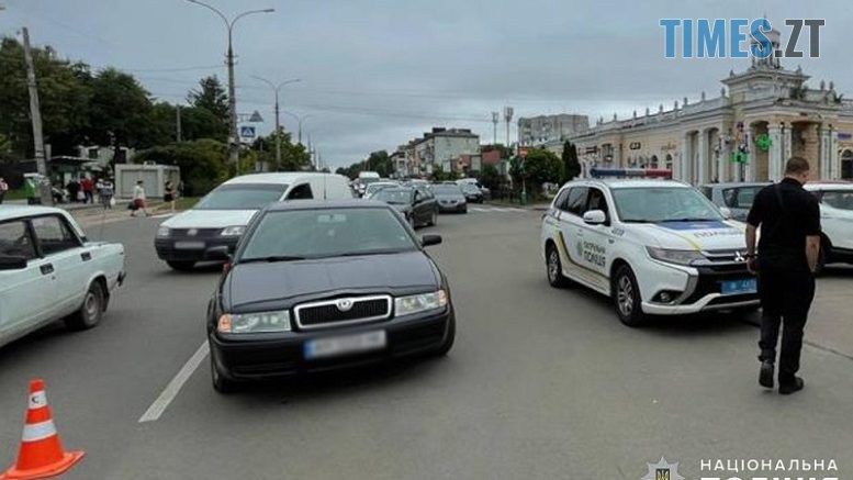 В центрі Житомира легковик збив пішохода (ВІДЕО)