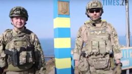 На острові Зміїний встановили прикордонний знак