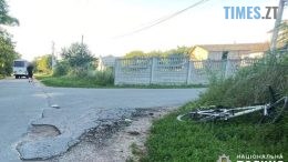 На Житомирщині автобус збив неповнолітню велосипедистку