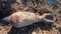 Мінометну міну виявили на власному подвір`ї мешканці села Межирічка Радомишльської громади