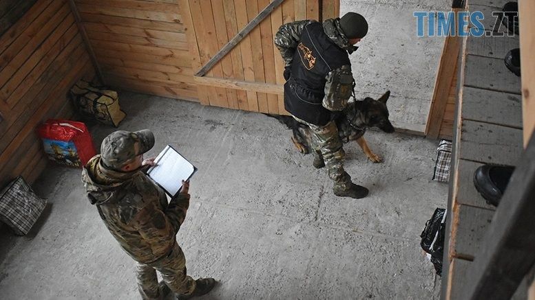 Поліцейські службові собаки від американських партнерів були сертифіковані за результатами навчань кінологів у Житомирі
