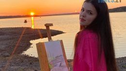 16-річна художниця з Малина Олександра Лазаренко