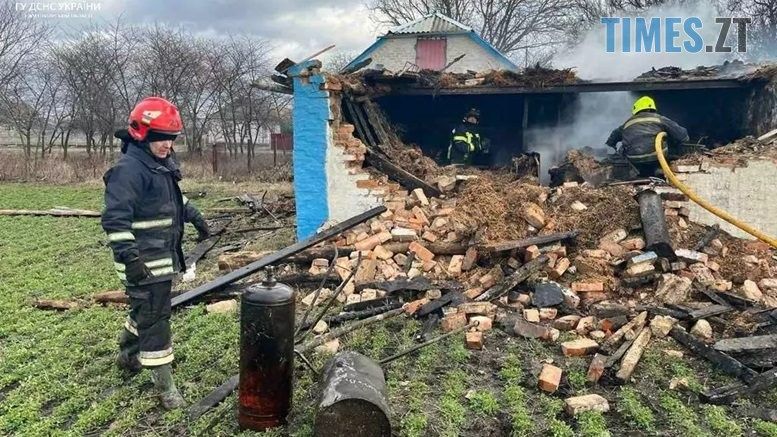 На Ружинщині рятувальники попередили можливий вибух в результаті пожежі