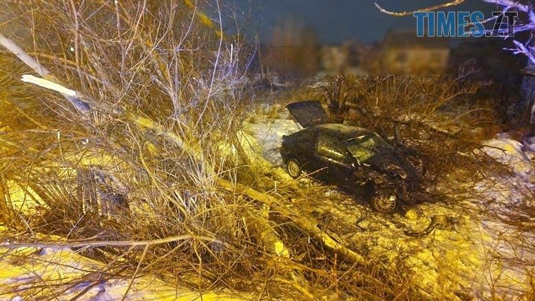 Під Житомиром легковик злетів з дороги та врізався у дерево