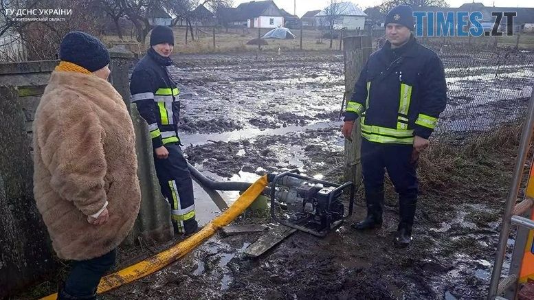 Через негоду на Житомирщині рятувальники 9 разів за добу виїздили на проведення аварійно-рятувальних робіт