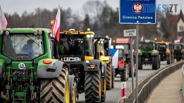 На українсько-польському кордоні фермери почали блокувати рух пасажирських автобусів