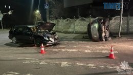 В центрі Житомира не розминулися два легковики
