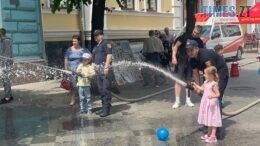 На Михайлівській рятувальники, поліцейські та пожежні навчають дітей правил поведінки в надзвичайних ситуаціях