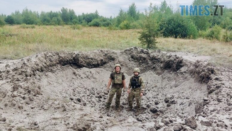 На Житомирщині вибухотехніки знешкодили бойову частину російського БПЛА, виявлену після нічної атаки