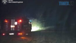 В результаті атаки російських окупантів на Житомирщині сталася пожежа