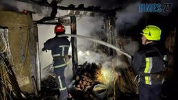 На Бердичівщині згорів хлів із свійськими тваринами