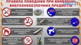 Минулої доби у Житомирі в громадських місцях виявили два вибухонебезпечних предмети