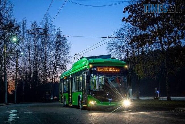 Робота громадського транспорту у Великодню ніч у Житомирі: графік