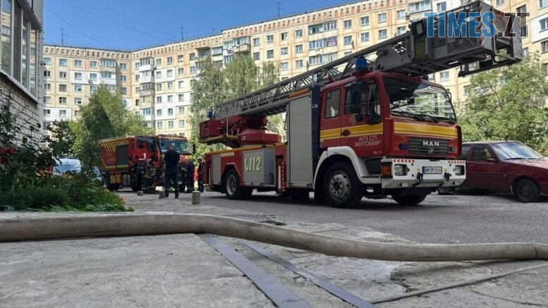 На пожежі у Житомирі постраждав містянин