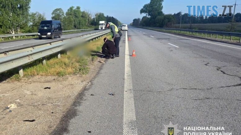 На Хорошівщині правоохоронці затримали водія, який збив людину і втік з місця ДТП