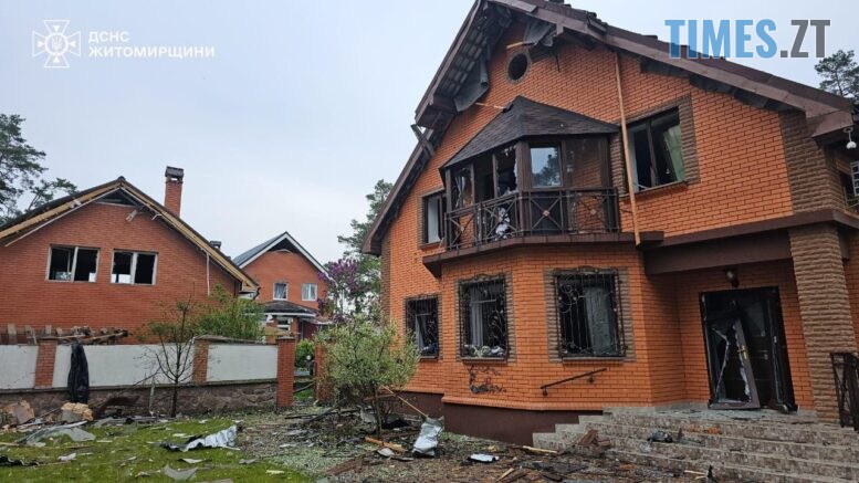Внаслідок нічної атаки російських терористів постраждала Житомирщина