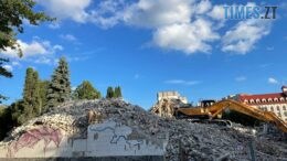 У Житомирі триває демонтаж зруйнованого ліцею №25: який вигляд має на кінець червня