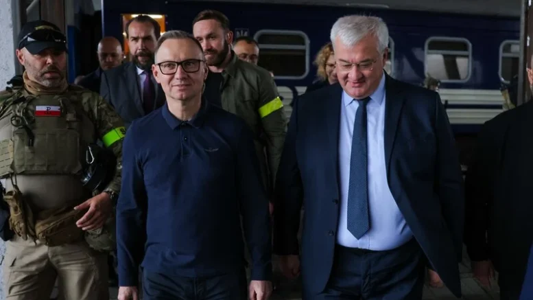 Президент Польщі Анджей Дуда прибув до Києва в День Конституції