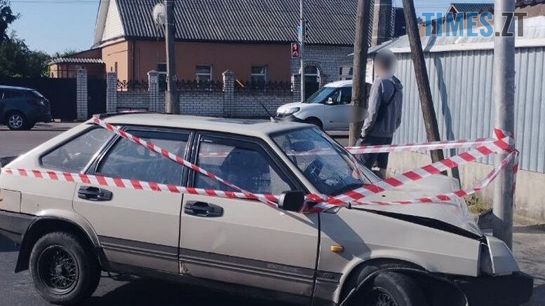 У Житомирі п'яний водій влетів у електроопору
