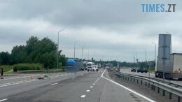 До уваги водіїв! Через ДТП рух трасою Київ-Чоп ускладнений