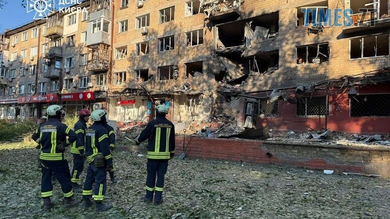Вночі російські терористи завдали масованих ударів по житловим кварталам української столиці