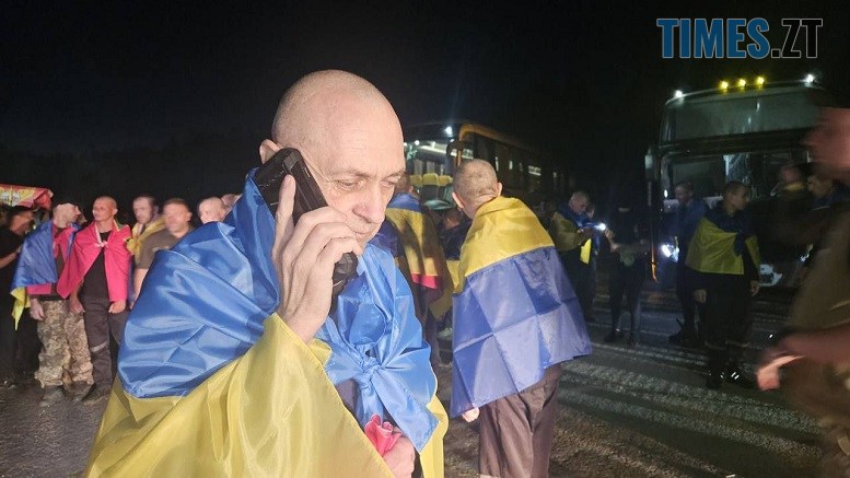 На Житомирщину з російського полону повернулися 8 Захисників
