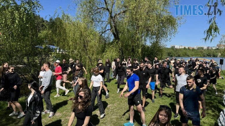 Олімпійський урок у Гідропарку Житомира: спорт, рух і натхнення просто неба
