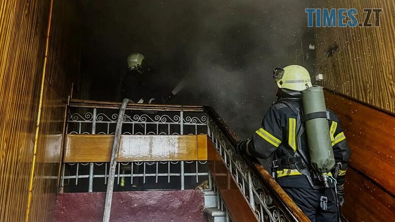 Пожежа в адмінбудівлі: в Андрушівці рятувальники запобігли масштабному займанню