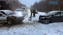 На трасі під Житомиром не розминулися два легковики: є постраждалі