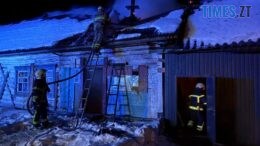На Коростенщині вогнеборці врятували приватне домогосподарство від масштабної пожежі