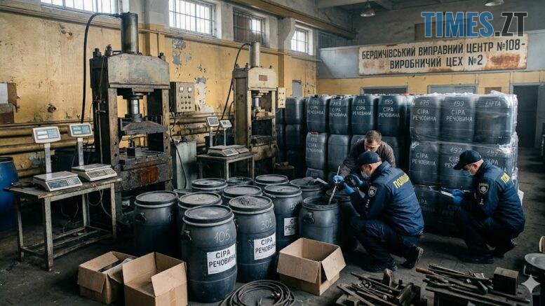 Вибуховий скандал у Бердичеві: у виправному центрі виявили тонну нелегальної вибухівки
