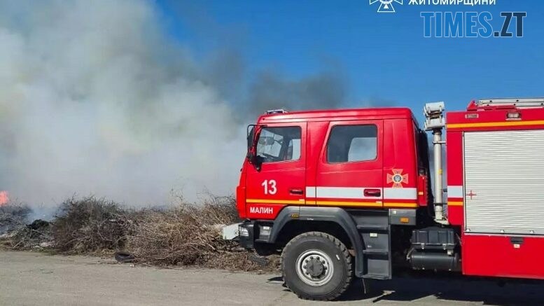 На Звягельщині через загоряння сухостою отримав опіки пенсіонер