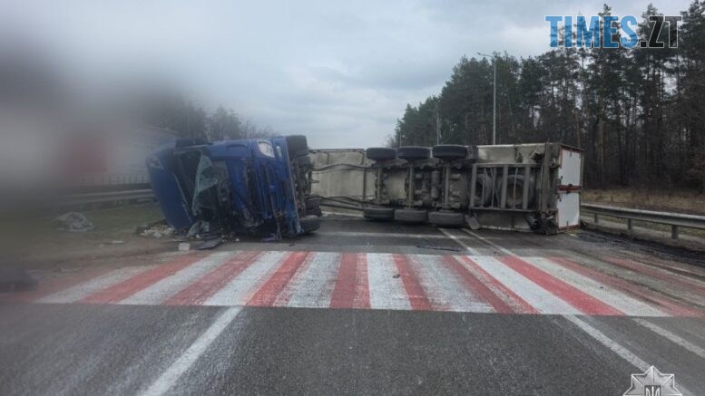 До уваги водіїв! Через ДТП на трасі Київ — Чоп поблизу Житомира перекрито рух