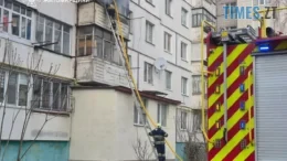 У Житомирі рятувальники ліквідували пожежу в квартирі багатоповерхівки