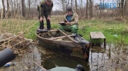 На річці Гнилоп’ять на Бердичівщині екоінспектори затримали браконьєра