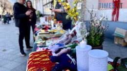 На РЕБ та аптечки: волонтери організували великодній ярмарок на Михайлівській