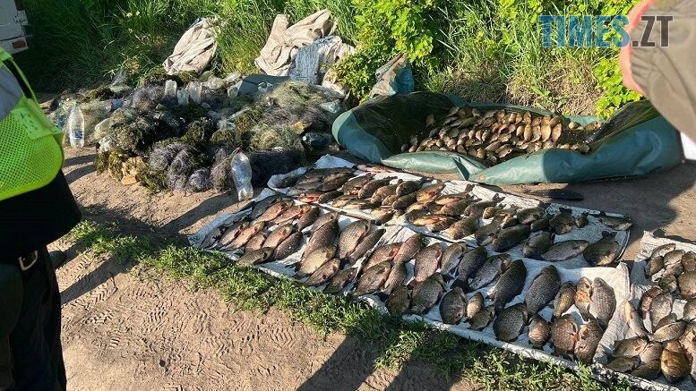 На Житомирщині затримали браконьєрів із уловом на пів мільйона гривень