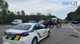 Через ДТП поблизу Гуйви рух у напрямку Житомира частково заблоковано