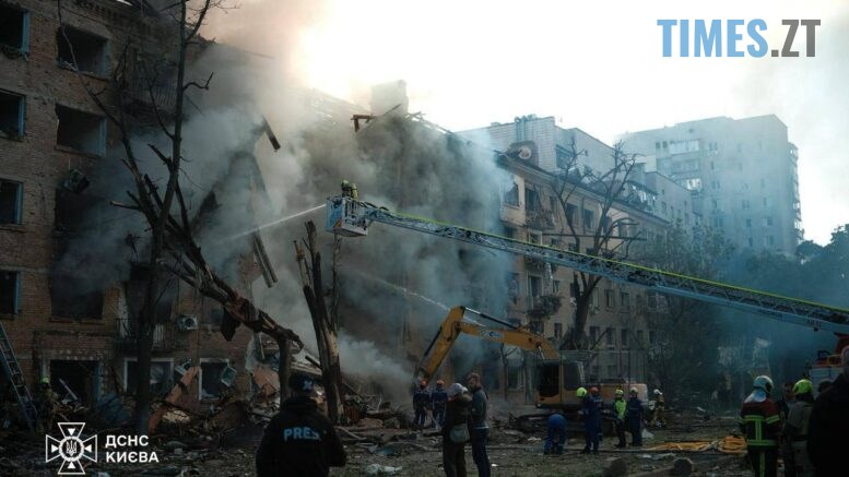 2 загиблих і понад 80 поранених: російські нелюди знову вдарили по житлових будинках, школах та гуртожитках Києва