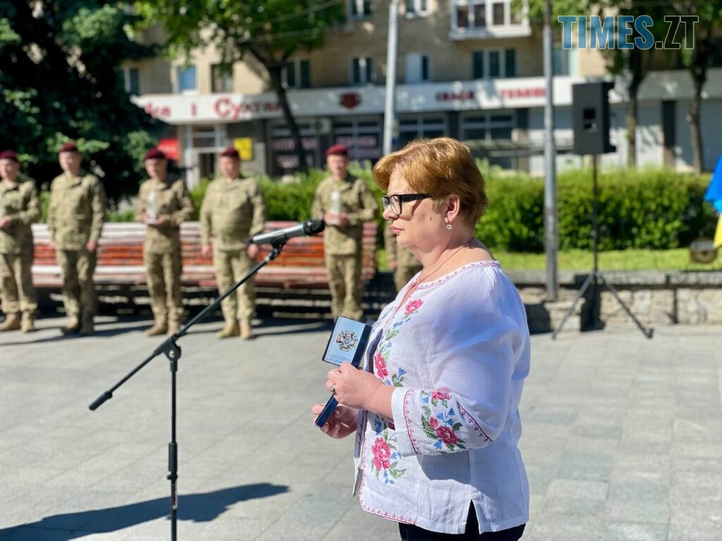 У Житомирі відкрили стенд на “Алеї слави Героїв” та вручили відзнаку «Мужність. Честь. Звитяга» (ФОТО)