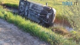 На Олевщині внаслідок перекидання авто загинув 20-річний хлопець