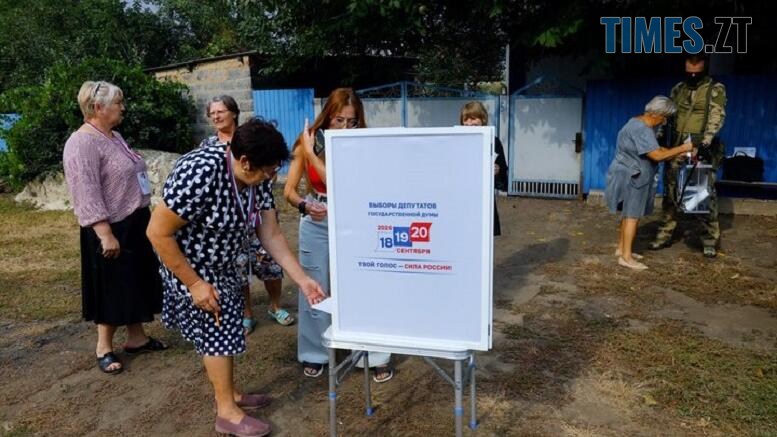 виборча дільниця на окупованій рашшистами українській території де проходить голосування у держдуму рф